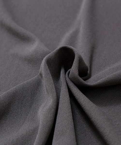 Rejoule（リジュール）の「長袖チュールシアートップス（Tシャツ/カットソー・レディース・チャコールグレー/ブラック/ホワイト/アイボリー/ライトブルー・FREE）」の9枚目の写真