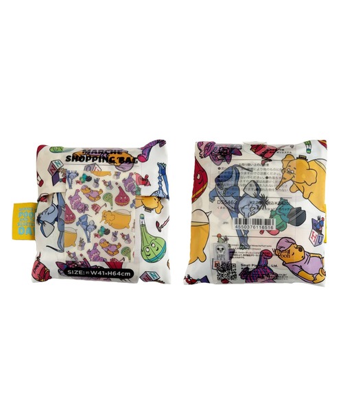 Disney（ディズニー）の「【 Disney 】 プーさん マルシェショッピングバッグ（エコバッグ/サブバッグ・レディース・ブルー/アイボリー・FREE）」の9枚目の写真