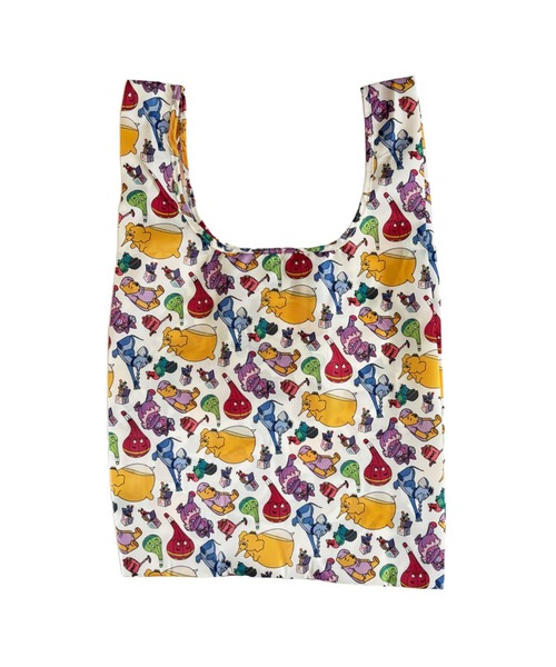 Disney（ディズニー）の「【 Disney 】 プーさん マルシェショッピングバッグ（エコバッグ/サブバッグ・レディース・ブルー/アイボリー・FREE）」の5枚目の写真