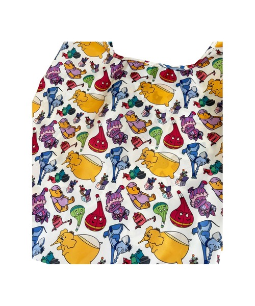 Disney（ディズニー）の「【 Disney 】 プーさん マルシェショッピングバッグ（エコバッグ/サブバッグ・レディース・ブルー/アイボリー・FREE）」の6枚目の写真