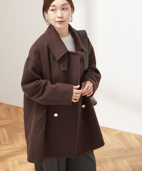 ☆JOURNAL STANDARD☆ MANTECOダブルクロスPコート 38