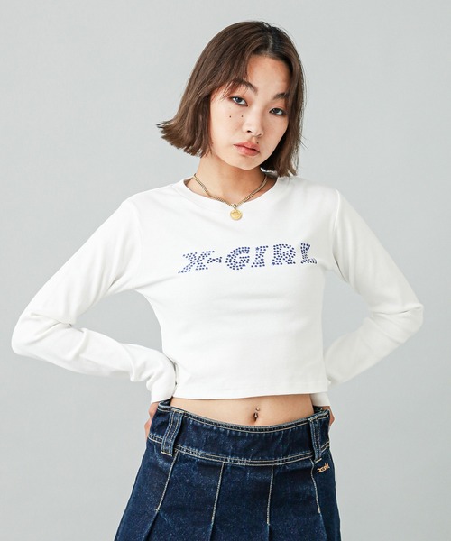 Jjxx 【 Gigi Baby Tee Women 】 ファッション レディースファッション トップス Tシャツ カットソー レディース JJXX Gigi baby tee with babe print in white | ASOS