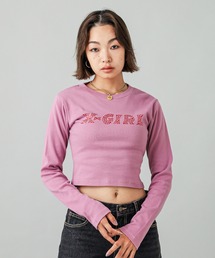 X-girl | STAR LOGO L/S BABY TEE(Tシャツ/カットソー)