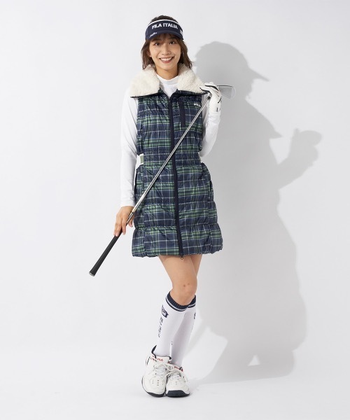 セール】【FILA GOLF/フィラゴルフ】レディース中綿入りワンピース