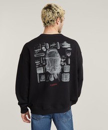 セール】PHOTO BACK PRINT LOOSE SWEATER/フォトバックプリント