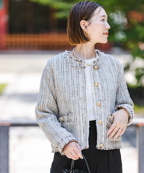 F by ROSSO（エフバイロッソ）の「F by ROSSO ミックスツイードノー