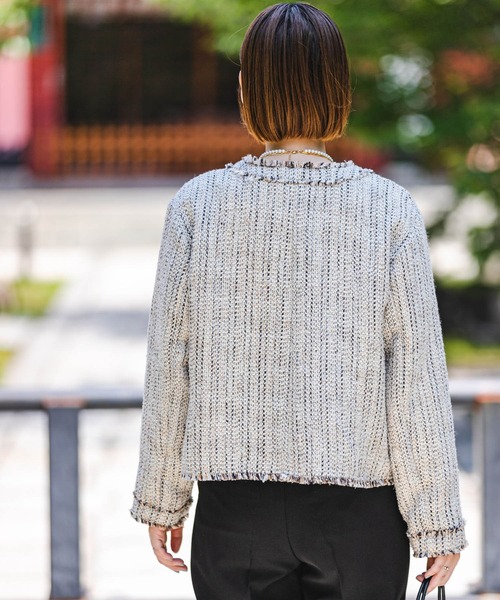 F by ROSSO（エフバイロッソ）の「F by ROSSO ミックスツイードノー