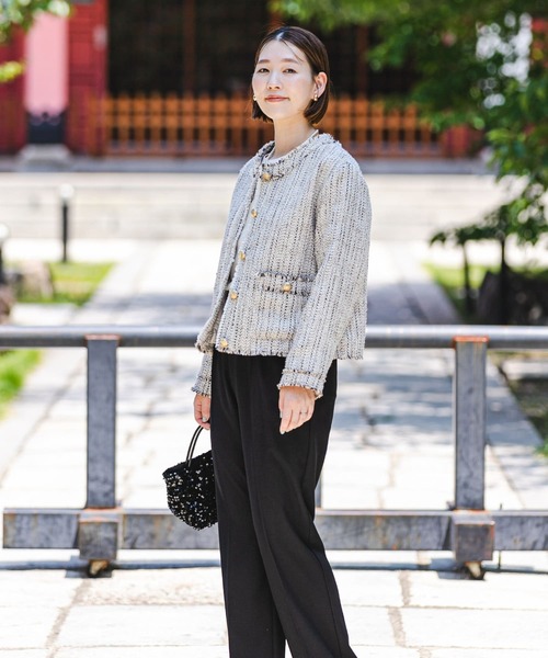 F by ROSSO（エフバイロッソ）の「F by ROSSO ミックスツイードノー