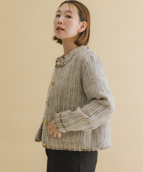 F by ROSSO（エフバイロッソ）の「F by ROSSO ミックスツイードノー