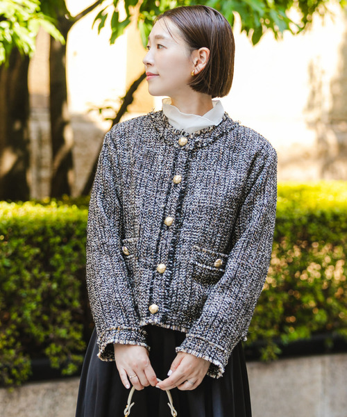 F by ROSSO（エフバイロッソ）の「F by ROSSO ミックスツイードノー