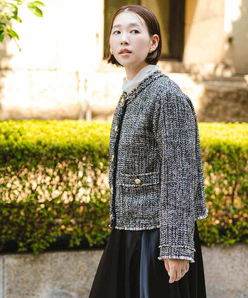 F by ROSSO（エフバイロッソ）の「F by ROSSO ミックスツイードノー