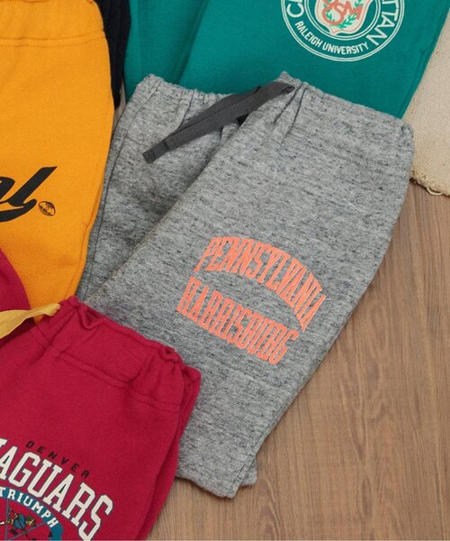 BREEZE（ブリーズ）の「【リンク・セットアップ可】カレッジバリエーションボトム（スウェットパンツ・キッズ・エメラルド/アイボリー/グレー/ローズ/ネイビー/イエロー・80/90/100/110/120/130/140/150/160）」の3枚目の写真
