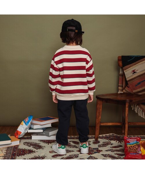 BREEZE（ブリーズ）の「【リンク・セットアップ可】カレッジバリエーションボトム（スウェットパンツ・キッズ・エメラルド/アイボリー/グレー/ローズ/ネイビー/イエロー・80/90/100/110/120/130/140/150/160）」の21枚目の写真