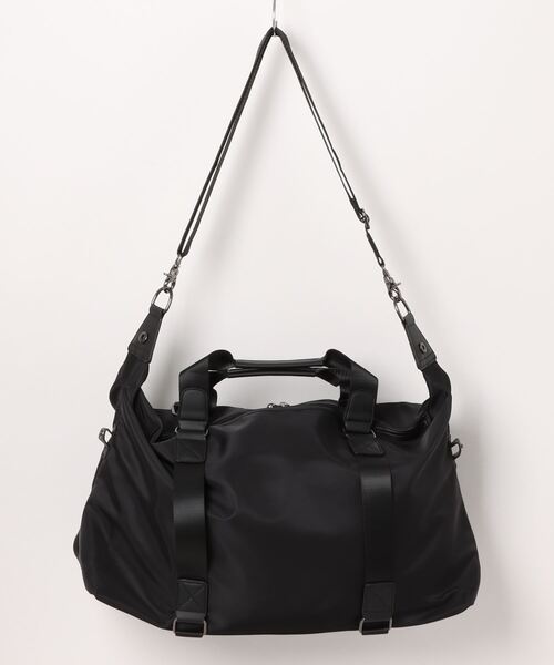 Fun & Daily（ファンアンドデイリー）の「F&D : ビッグトラベルバッグ（ショルダーバッグ・メンズ・ブラック・FREE）」の3枚目の写真