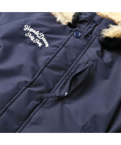 【セール】星・ハート柄ライン入りスノーコンビ（ロンパース）｜Jolly Jury（ジョリージュリー）