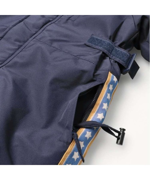 【セール】星・ハート柄ライン入りスノーコンビ（ロンパース）｜Jolly Jury（ジョリージュリー）