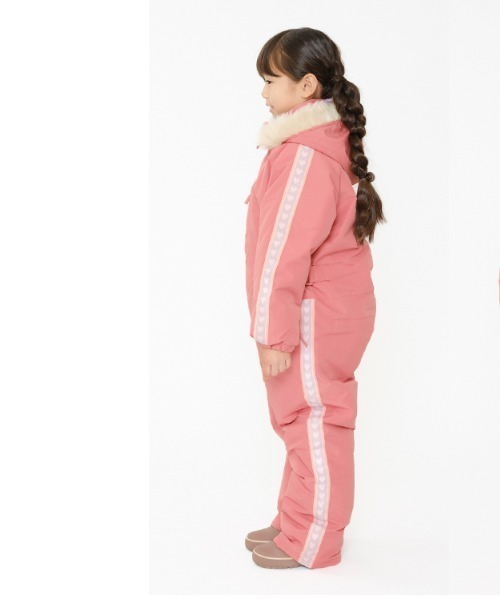 【セール】星・ハート柄ライン入りスノーコンビ（ロンパース）｜Jolly Jury（ジョリージュリー）