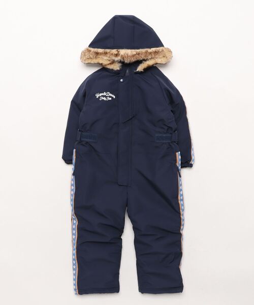 【セール】星・ハート柄ライン入りスノーコンビ（ロンパース）｜Jolly Jury（ジョリージュリー）