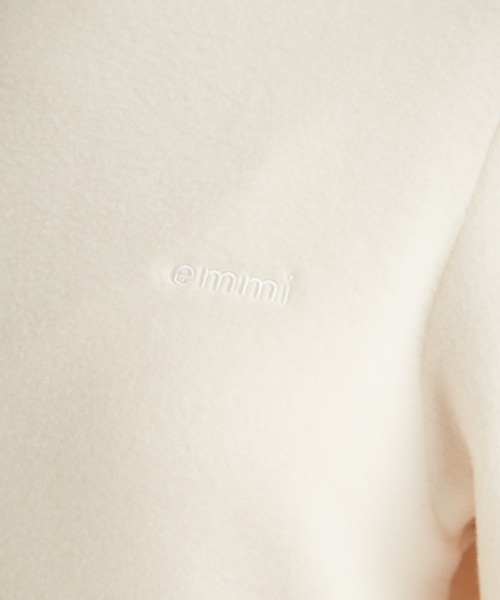 emmi（エミ）の「LENZING(TM) ECOVERO(TM)フリースワンピース（ワンピース・レディース・ネイビー/キャメル/オフホワイト・1/0）」の9枚目の写真