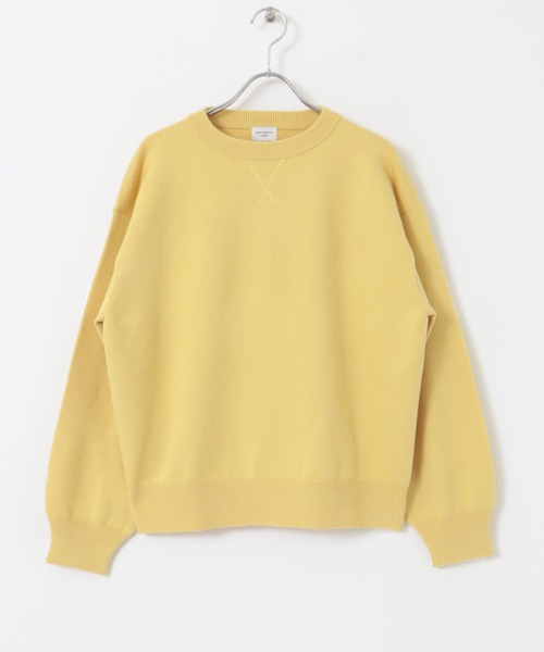 URBAN RESEARCH DOORS(アーバンリサーチドアーズ)の「『UR TECH 200日ニット』スウェットライクプルオーバー(ニット/セーター・レディース・チャコールグレー/ベージュ/レッド/イエロー/オフホワイト/ブルー/グレー・MEDIUM)」の19枚目の写真