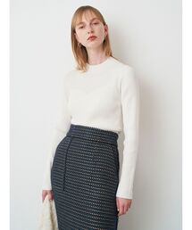 ELENDEEK | HIGH NECK WIDE RIB KT(ニット/セーター)