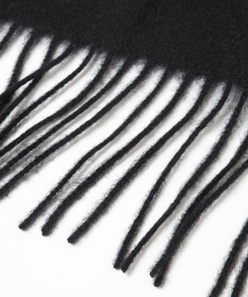 HARE（ハレ）の「ウールカシミヤマフラー(HARE)（マフラー・メンズ・レッド/ブラック/グレー・FREE）」の9枚目の写真