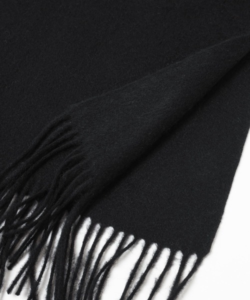 HARE（ハレ）の「ウールカシミヤマフラー(HARE)（マフラー・メンズ・レッド/ブラック/グレー・FREE）」の10枚目の写真