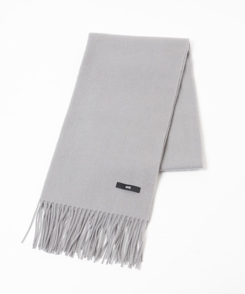 HARE（ハレ）の「ウールカシミヤマフラー(HARE)（マフラー・メンズ・レッド/ブラック/グレー・FREE）」の22枚目の写真