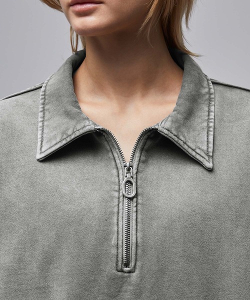 Loose/ルース（ルース）の「ヘビーウェイト ヴィンテージハーフジップルーズスウェット（スウェット・メンズ・ブラック/グレー・S/M/L/XS）」の20枚目の写真