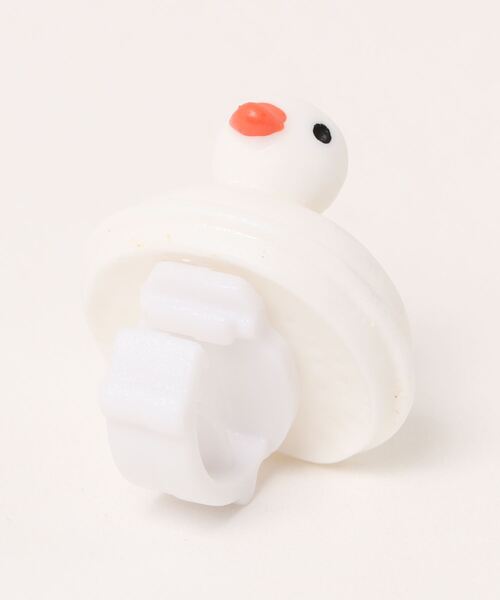 an meets zakka(アンミツザッカ)の「an meets zakka アヒルちゃんシューレースアクセサリー / シューズチャーム シューチャーム スニーカークリップ 靴紐アクセ ユニセックス(シューズアクセサリー・メンズ・ホワイト・ONESIZE)」の2枚目の写真