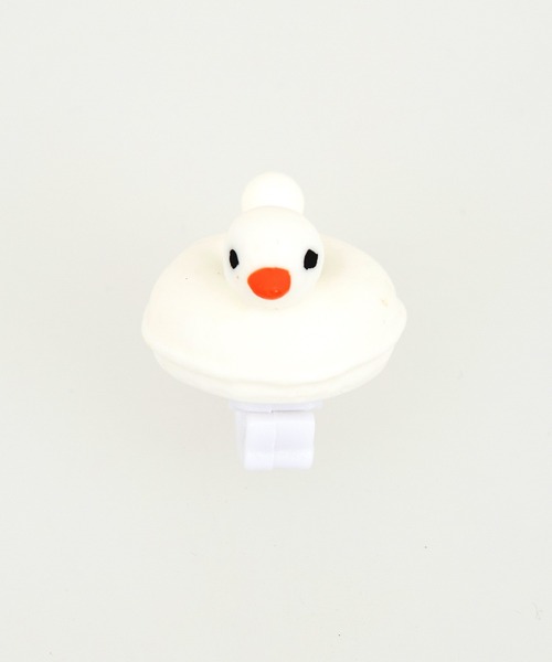 an meets zakka(アンミツザッカ)の「an meets zakka アヒルちゃんシューレースアクセサリー / シューズチャーム シューチャーム スニーカークリップ 靴紐アクセ ユニセックス(シューズアクセサリー・メンズ・ホワイト・ONESIZE)」の4枚目の写真