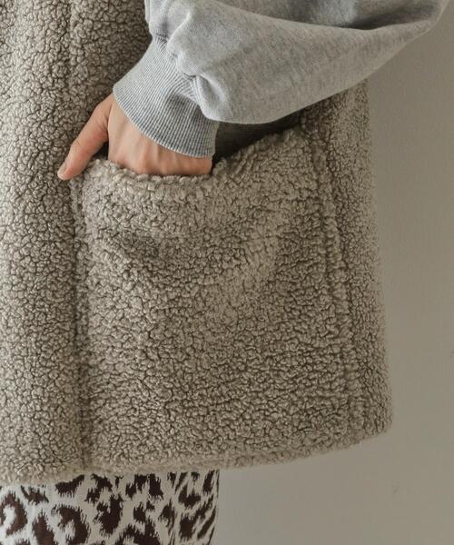 OPAQUE.CLIP / オペーク ドット クリップ 【リバーシブル】ボア×レザー調ベスト 楽天市場】【SALE／30%OFF】【リバーシブル】ボア*レザー調