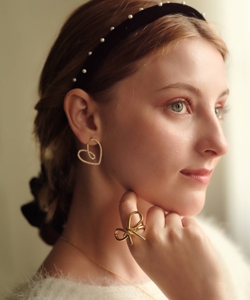 ANOH（アノー）の「リボンリング（リング・レディース・シルバー/ゴールド・FREE）」の4枚目の写真