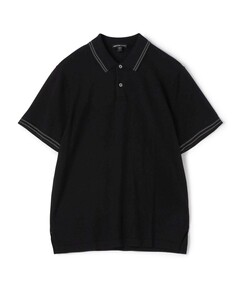 Yuki Hashimoto Yネックポロシャツ ブラック Y NECK POLO L/S SHIRTS BLACK – YUKI HASHIMOTO
