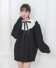 Honey Cinnamonリボン付きドットチュールワンピース リボン付きドットチュールワンピース – BUNNY APARTMENT