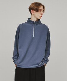 ◆ジョーゼットハーフジップ