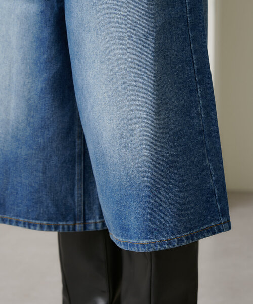 Omekashi(オメカシ)の「デニムハーフパンツ(デニムパンツ・レディース・インディゴブルー・36/38)」の18枚目の写真