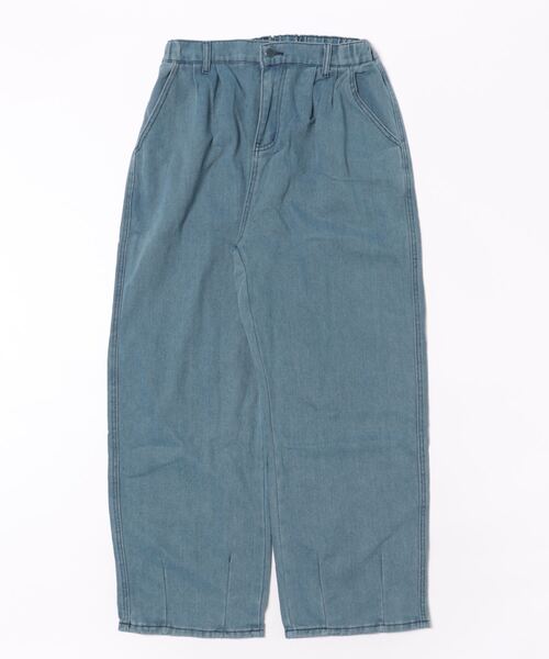 BLANC FICELLE（ブランフィセル）の「デニム　ワイドパンツ（デニムパンツ・メンズ・ブルー・M/L/XL/XX-LARGE）」の8枚目の写真