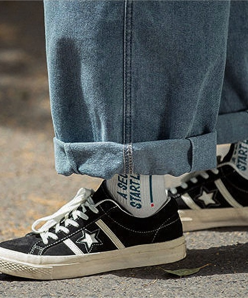 BLANC FICELLE（ブランフィセル）の「デニム　ワイドパンツ（デニムパンツ・メンズ・ブルー・M/L/XL/XX-LARGE）」の7枚目の写真