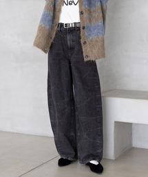 RAGEBLUE | ワッシャー加工/バレルレッグデニム(デニムパンツ)