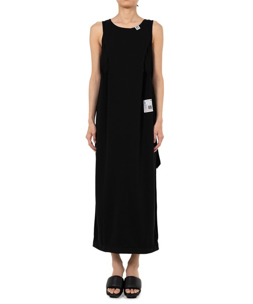 【MIHARAYASUHIRO】Inside-out Dress マキシ丈ワンピ BLACK Maison MIHARA YASUHIRO(メゾンミハラヤスヒロ)の「Inside-out