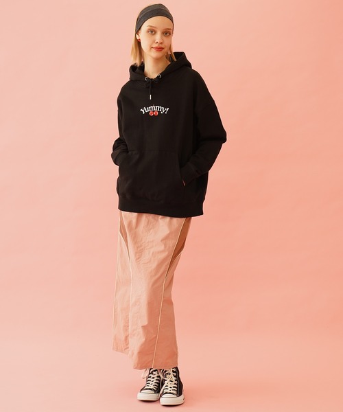 新品】ミルクフェド ロゴ入りパーカー スウェット フーディ