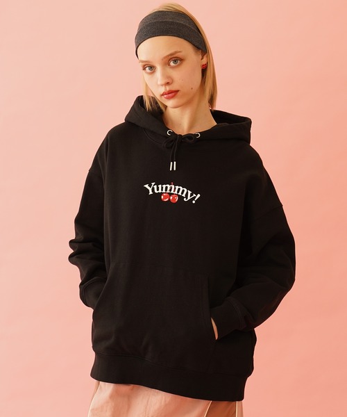ミルクフェド　パーカー CHERRY PARFAIT AND SWEAT HOODIE（パーカー）｜MILKFED