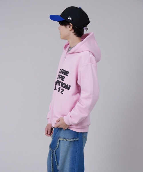 PAIRMANON STREET(ペアマノンストリート)の「【PAIRMANON STREET PLUS】【130~170サイズ】裏起毛 プリント パーカー(パーカー・キッズ・グレー/ブラック/ピンク/グリーン・160/140/130/170/150)」の7枚目の写真