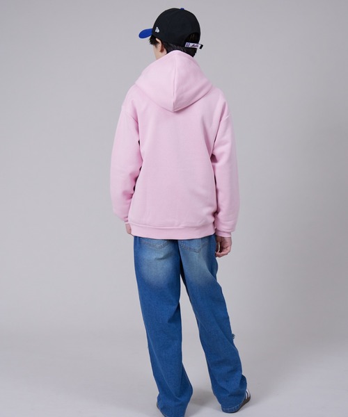 PAIRMANON STREET(ペアマノンストリート)の「【PAIRMANON STREET PLUS】【130~170サイズ】裏起毛 プリント パーカー(パーカー・キッズ・グレー/ブラック/ピンク/グリーン・160/140/130/170/150)」の8枚目の写真