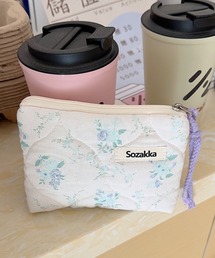 Lace Ladies（レースレディース）の「キルティング スクエア ミニ ファスナー ウォレット（ポーチ）」