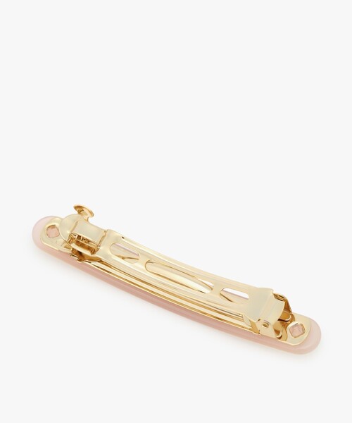 To b. by agnes b.（トゥービーバイアニエスベー）の「ロゴ ヘアバレッタ（ヘアゴム・レディース・ホワイト系その他・FREE）」の2枚目の写真