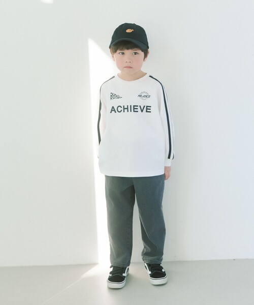 green label relaxing（グリーンレーベルリラクシング）の「ストレッチデニム ストレートパンツ / キッズ  100cm-160cm - ストレッチ -（デニムパンツ・キッズ・コバルトブルー/ブラック/ライトブルー・120cm/110cm/150cm/160cm/140cm/130cm/100cm）」の10枚目の写真