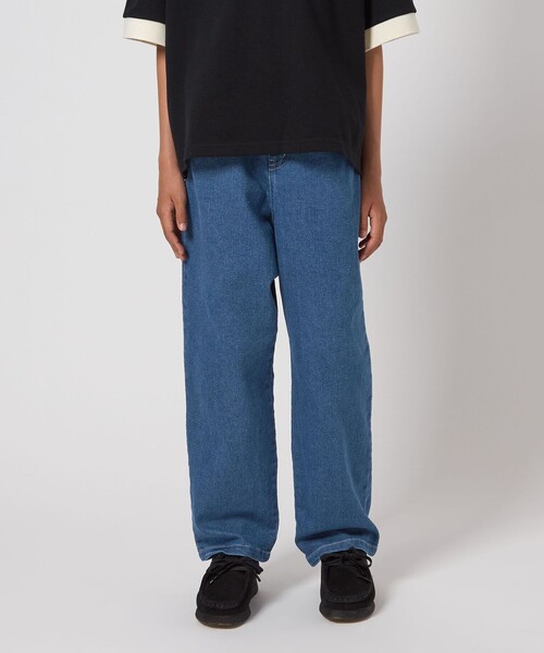 green label relaxing（グリーンレーベルリラクシング）の「ストレッチデニム ストレートパンツ / キッズ  100cm-160cm - ストレッチ -（デニムパンツ・キッズ・コバルトブルー/ブラック/ライトブルー・120cm/110cm/150cm/160cm/140cm/130cm/100cm）」の22枚目の写真