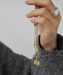 Port | 【 Port / ポート 】 ゴールド ポイント ストーン ネックレス_(ネックレス)